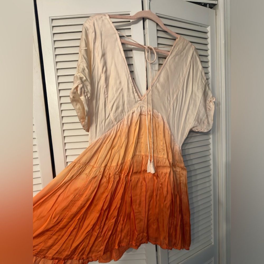 Free people sun up ombre tiered dress - Picture 7 of 8